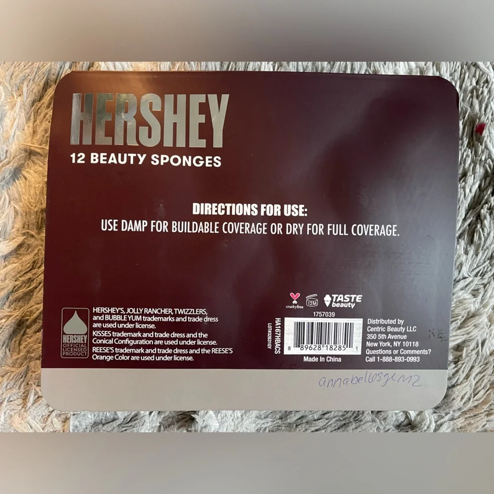 Hersheys 12 Piece Beauty Sponge